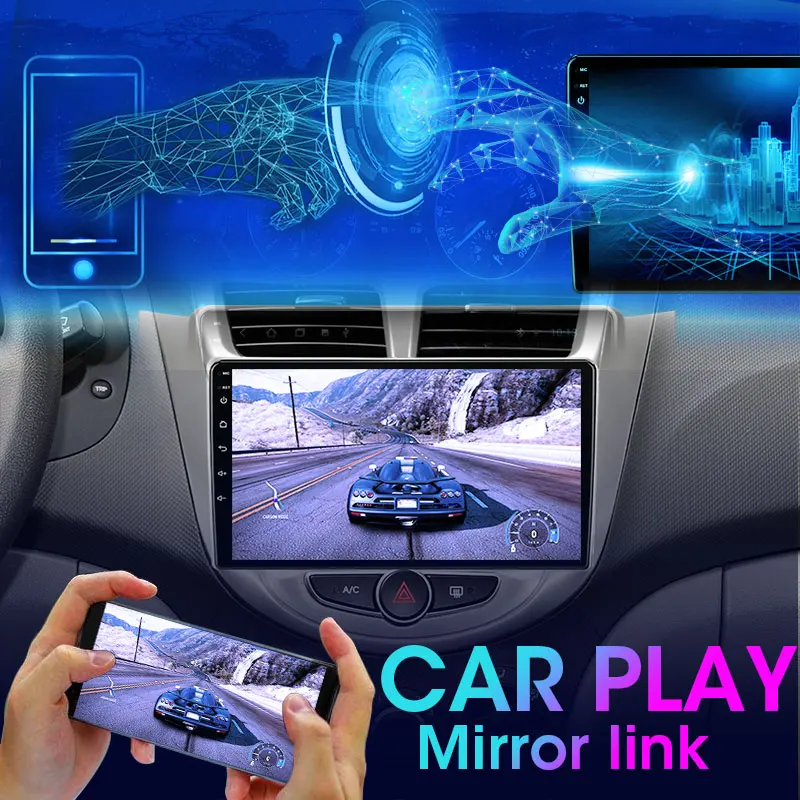 $79.89 Srnubi Android 10 for Hyundai Solaris Accent Verna I25 Car Radio GPS Video Stereo Multimedia Player DVD Carplay Stereo Speakers