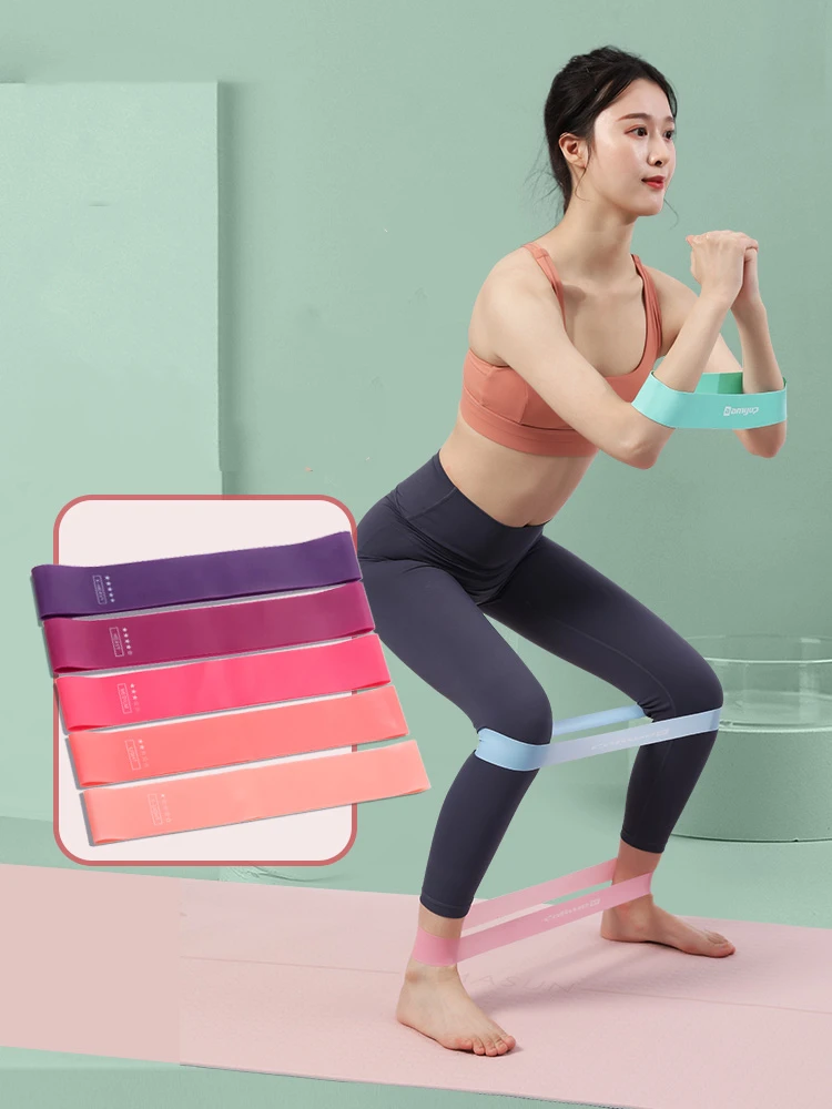 

Portable Fitness Workout Equipment Rubber Resistance Bands Yoga Gym Elastic Gum Strength Pilates Weight Sports