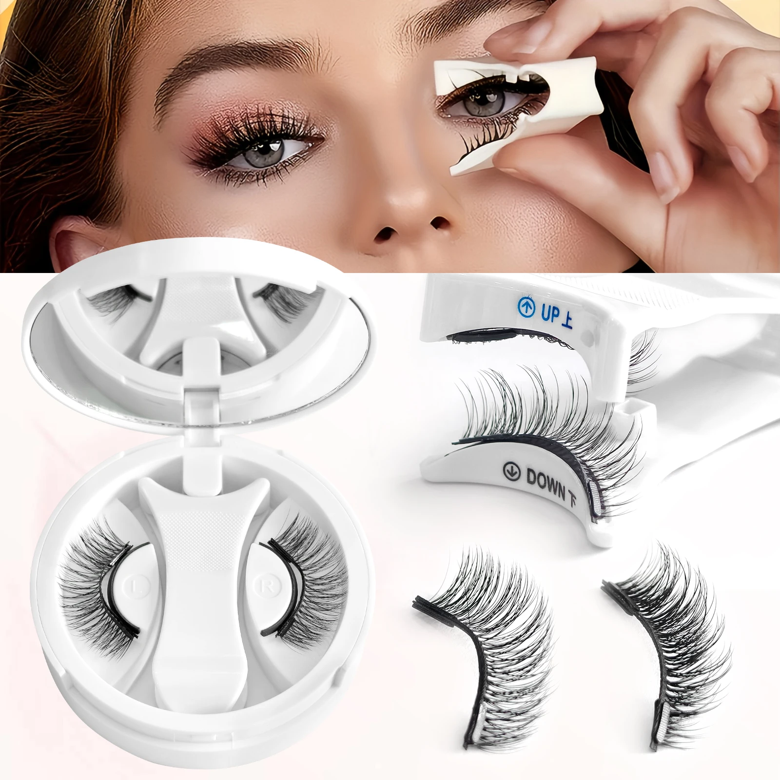 Фото Магнитные ресницы Honey Eyelash Quantum: мягкие, натуральные, без клея, для наращивания №1