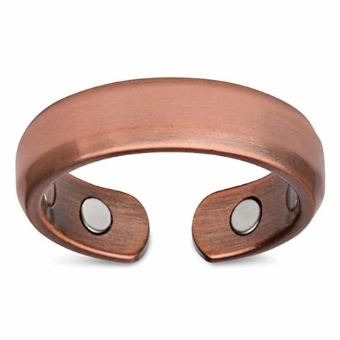 Открытое кольцо для магнитной терапии для мужчин и женщин, кольца для похудения, потери веса, лимфатического дренажа, магнитное кольцо на палец