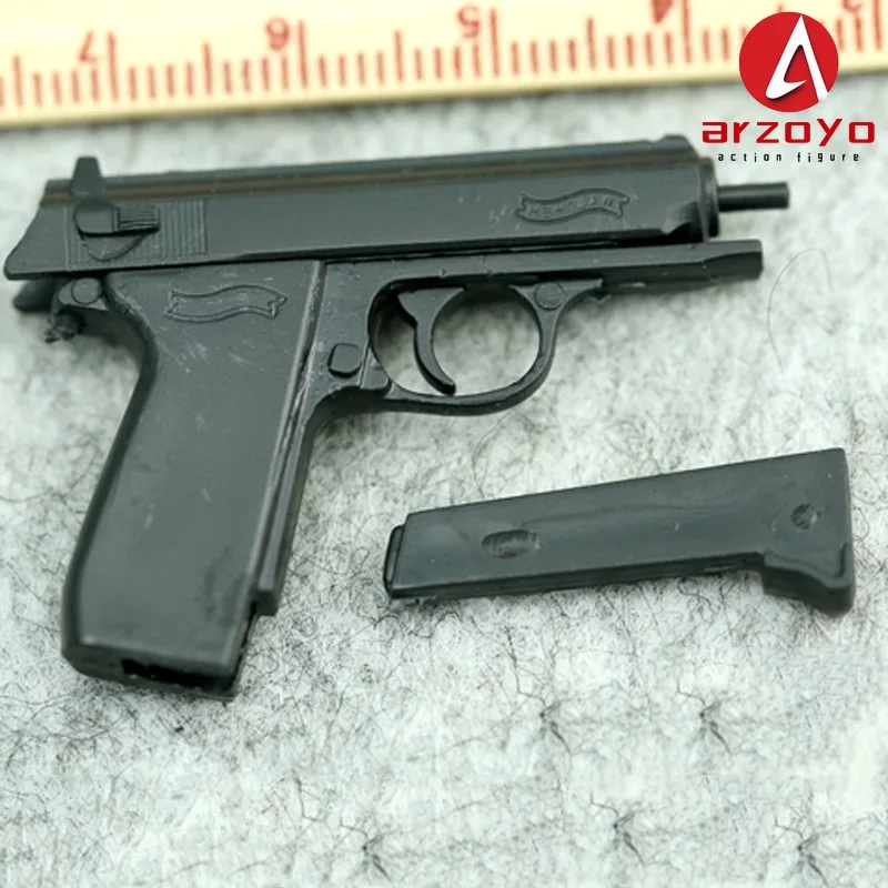 В НАЛИЧИИ 1/6 PPK Пистолет DIY Необработанная модель пистолета Сборка оружия