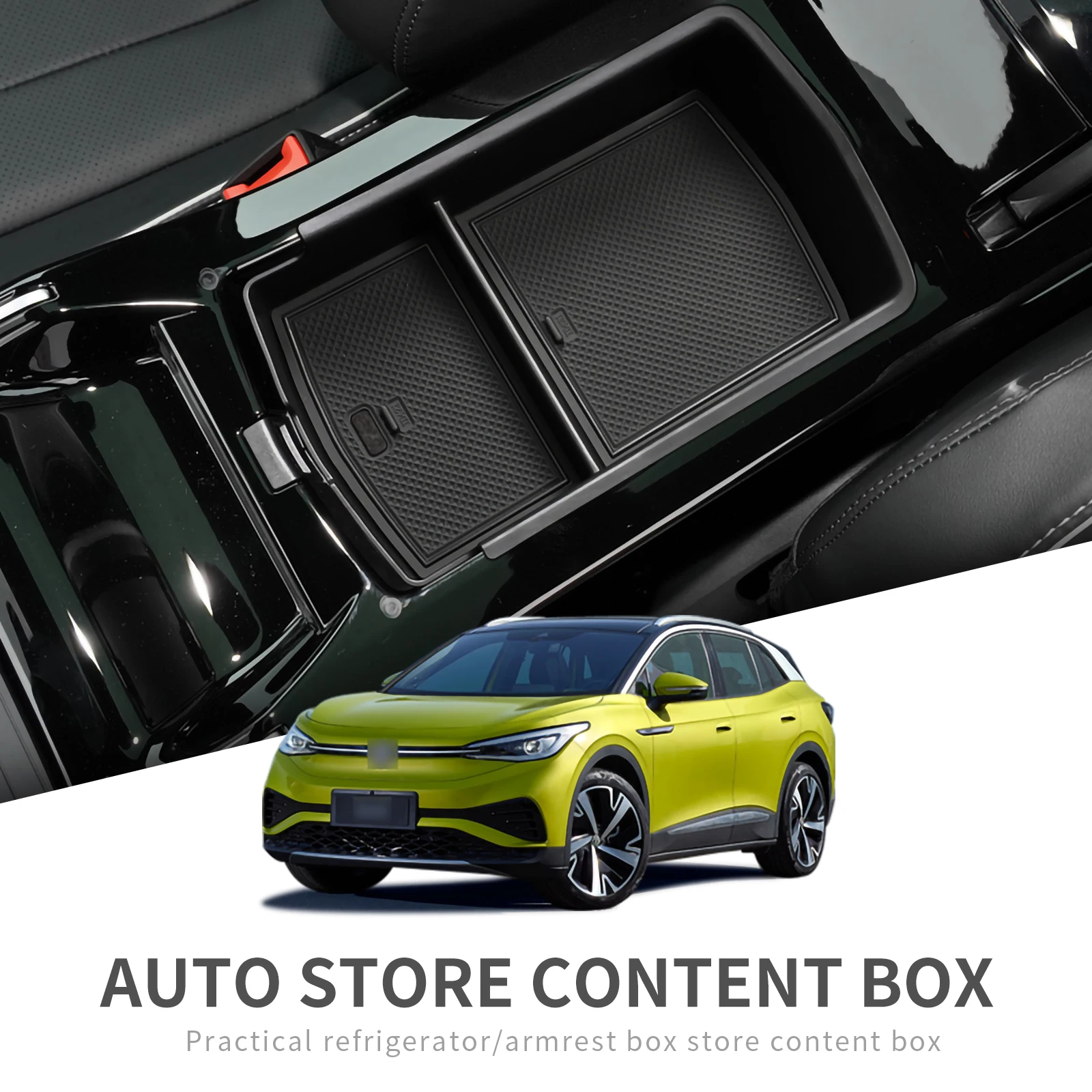 

Автомобильный центральный подлокотник Smabee для VW ID.6 ID6 X Crozz ID6X, центральный подлокотник для хранения, органайзер, аксессуары для интерьера, планировка