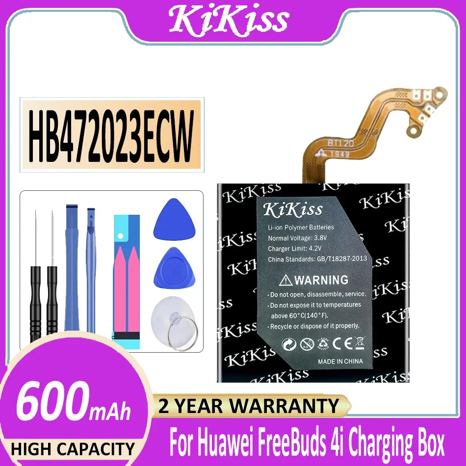 Аккумулятор 85 мАч/600 мАч для Huawei FreeBuds 4i 5i Bluetooth наушники зарядное устройство