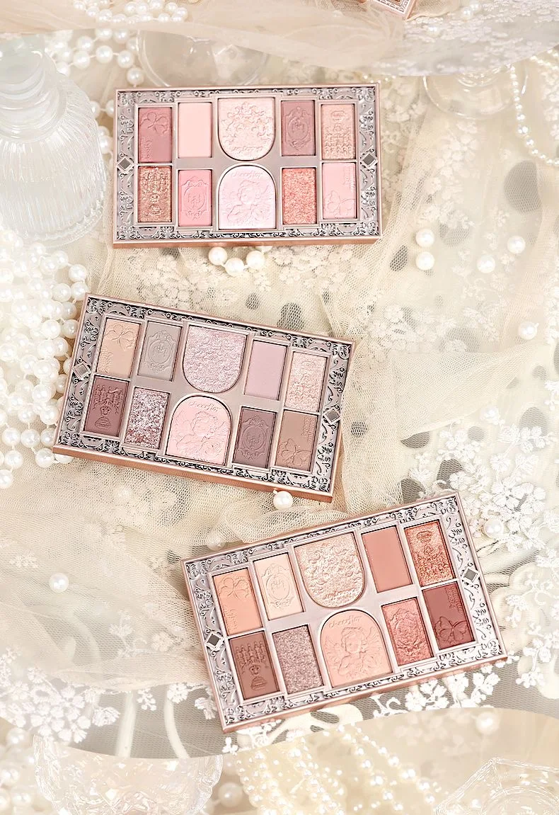 CHEERFLOR Angel Picture Frame Серия 10-цветных теней для век Матовые блестящие мерцающие