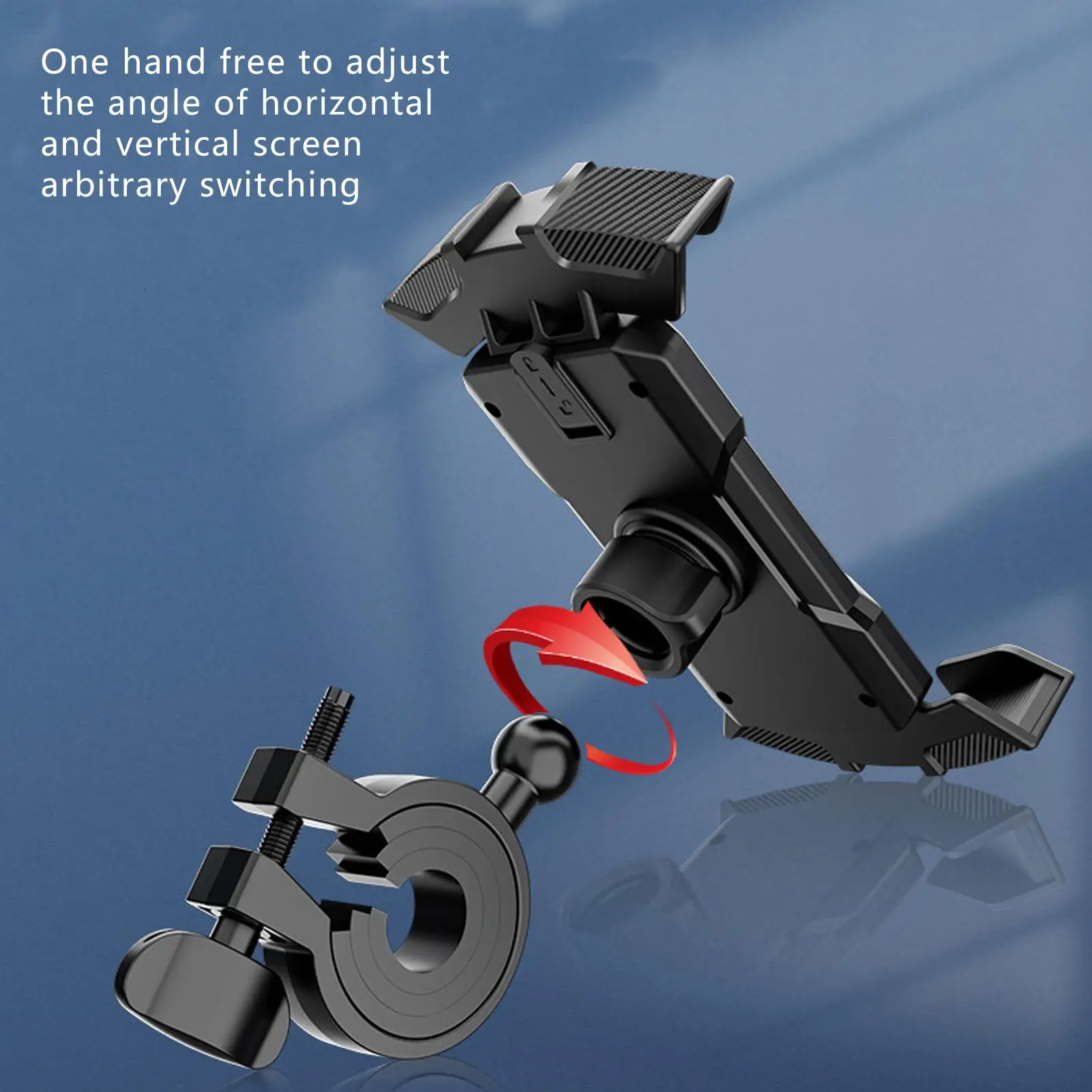 Регулируемый велосипедный держатель для телефона 2-в-1 — устойчивое крепление