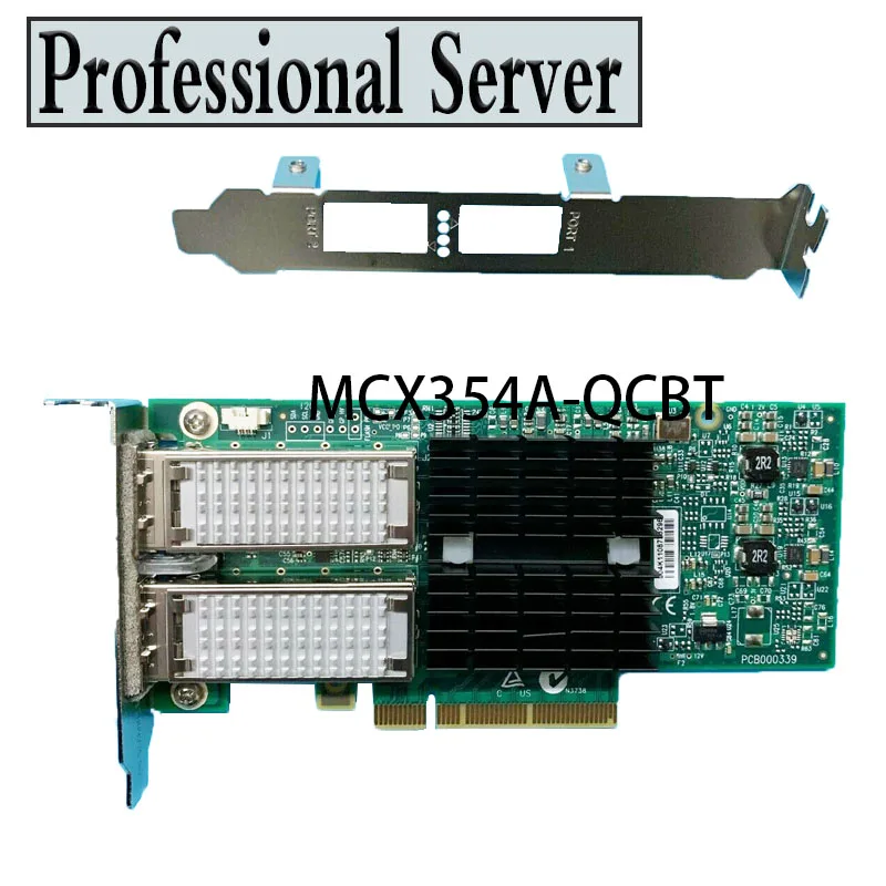 CX354A Mellanox MCX354A-QCBT ConnectX-3 QDR Infiniband 10GigE Dual ports