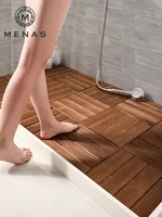 The Bathroom Toilet of Non-slip Mat Stitching Waterproof Mat Environmental Protection Solid Wood Floor Mat Toilet Area