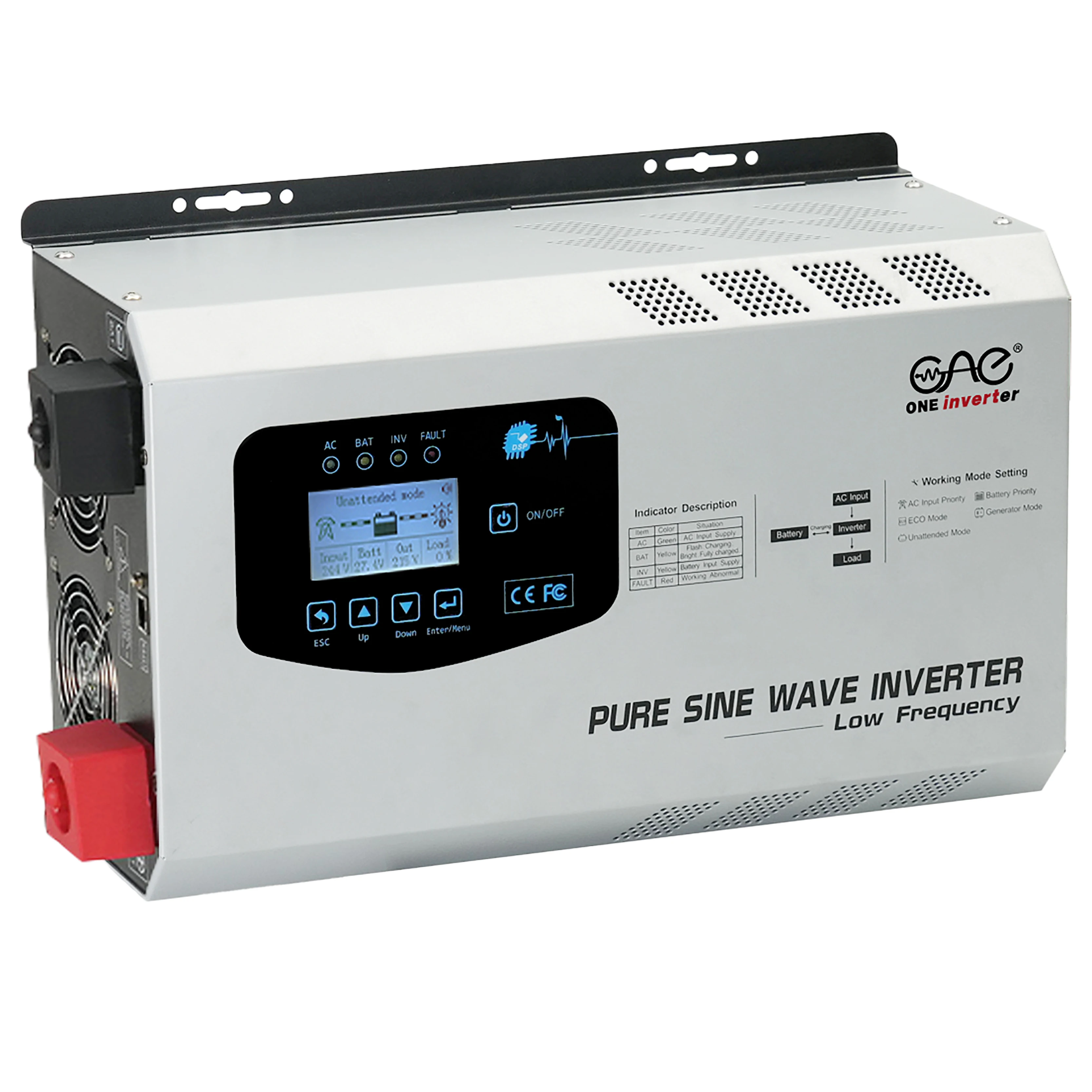 

Pure sine wave inverter 1000w 3000w 5000w power inverters for home solar power back up system
