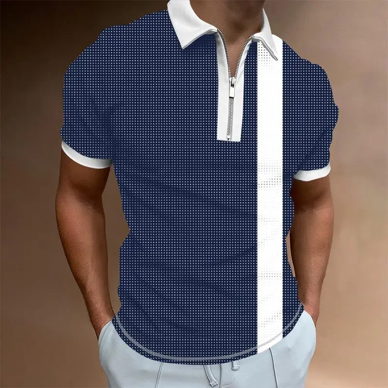 

X Task Force Gym Polo Shirt Men Short Sleeve Polos Sports Grid printed Slim Fit Fitness Bodybuilding Workout Summer Clothing 5XL