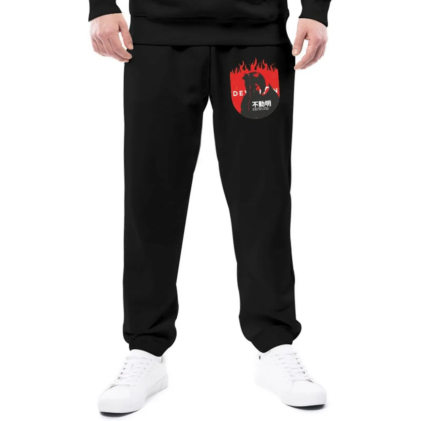 

DEVILMAN Crybaby Casual Pants Men Manga Akira Fudo Graphic Street Style Jogger Pants Spring Trendy Pattern Big Size Tracksuit