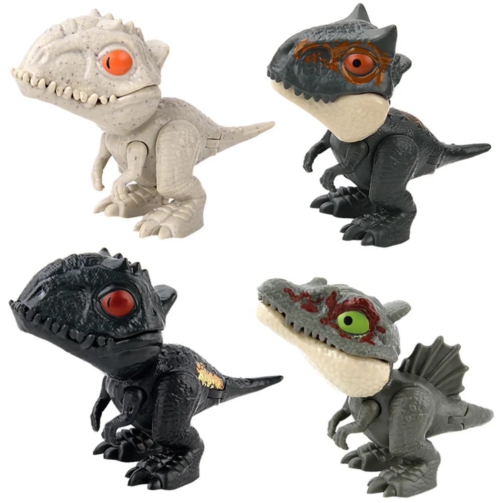 

Dinosaur Birthday Cake Decoration Kids Dino Toy Gift T-rex Raptor Figure Doll for Jurassic World Dominion Party Decor Supplies