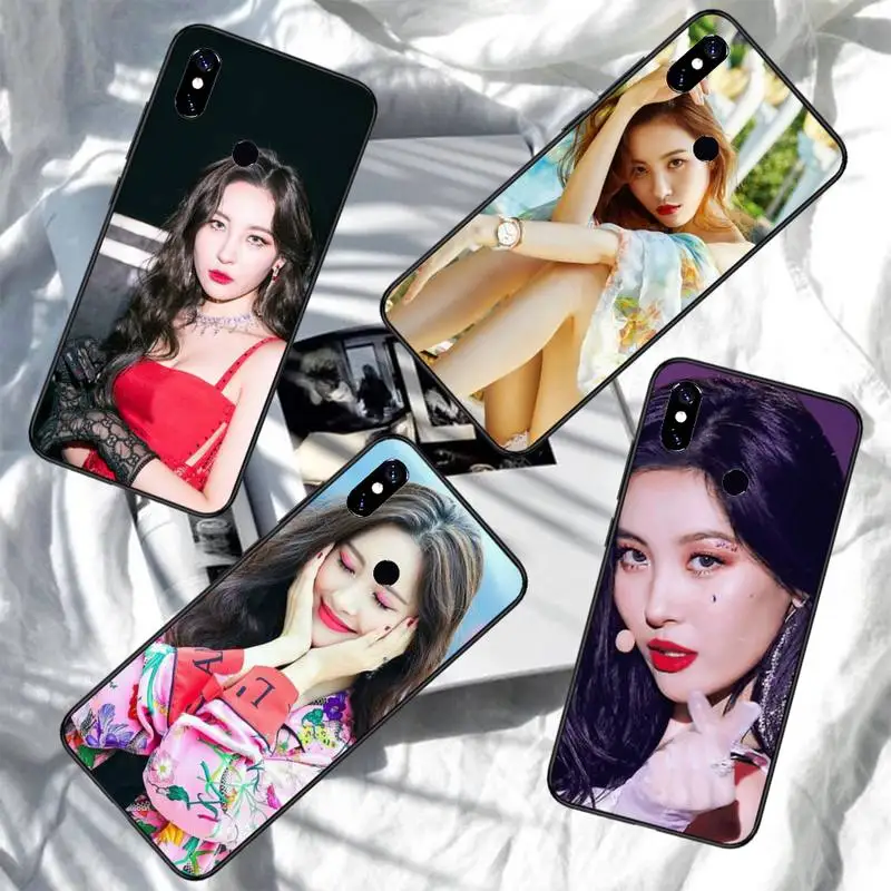 

Sunmi LEE Kpop Girl Phone Case For Xiaomi Redmi note 7 8 9 11 i t s 10 A poco f3 x3 pro lite funda shell coque cover