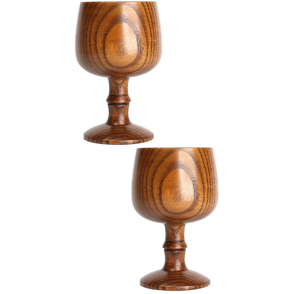 

2 pcs Goblet Unbreakable European Style Stem-cup Stemware Red for Bar Home Party