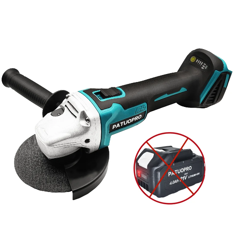 

Аккумуляторная угловая шлифмашина PATUOPRO 125 мм для Makita 18В
