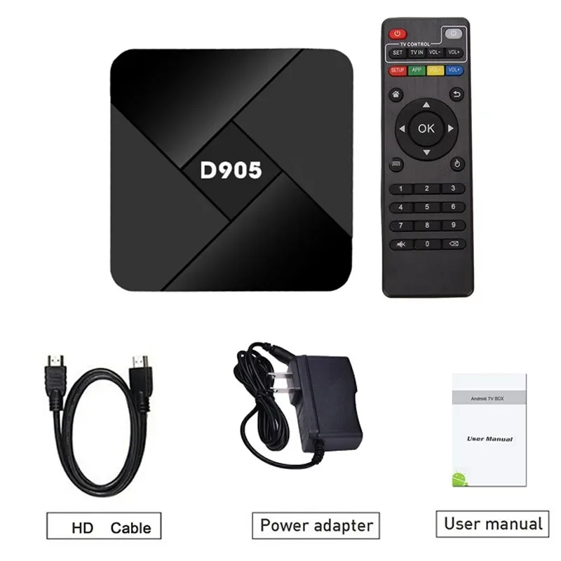 Фото D905 Портативный ТВбокс Android TV 8 ГБ Ram WIFI Mlogic S905 4K Smart IPTV Box TV Smart Home Set Top TV Box Receiver №3