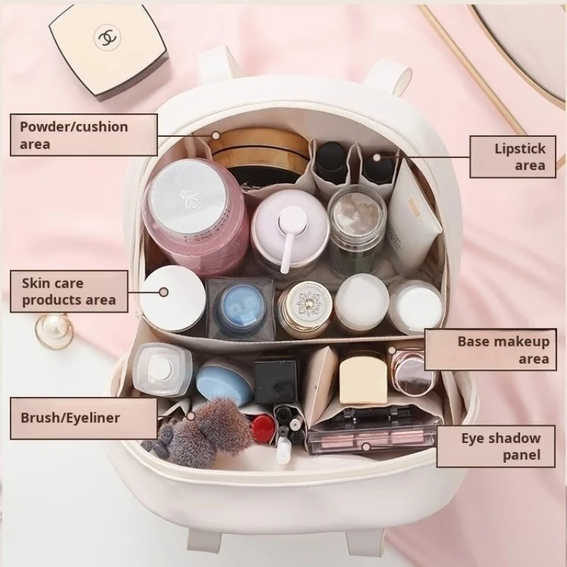 Портативная косметичка Highvalue вместительная Водонепроницаемая Сумочка чехол для