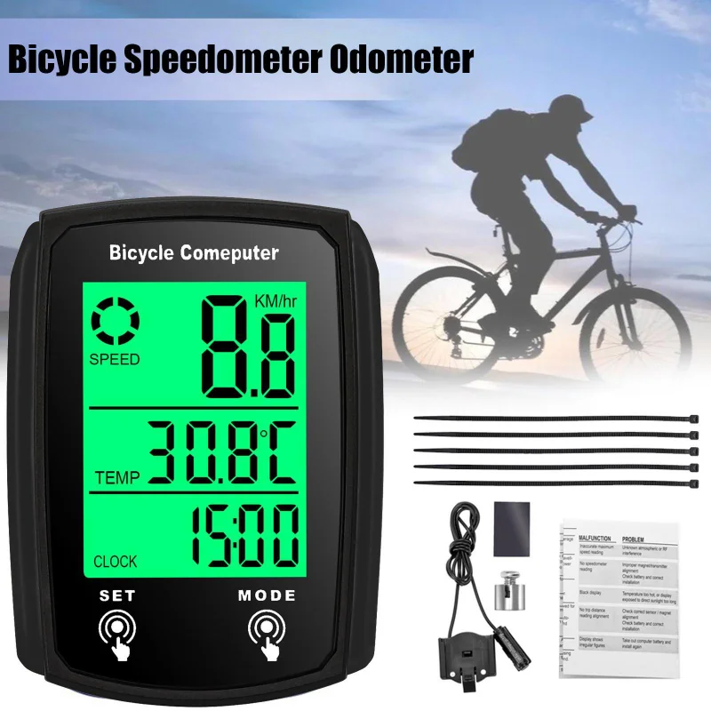 

Велосипедный компьютер с GPS, спидометр для горного велосипеда, водонепроницаемый велосипедный компьютер, Bluetooth велосипедный одометр с подс...