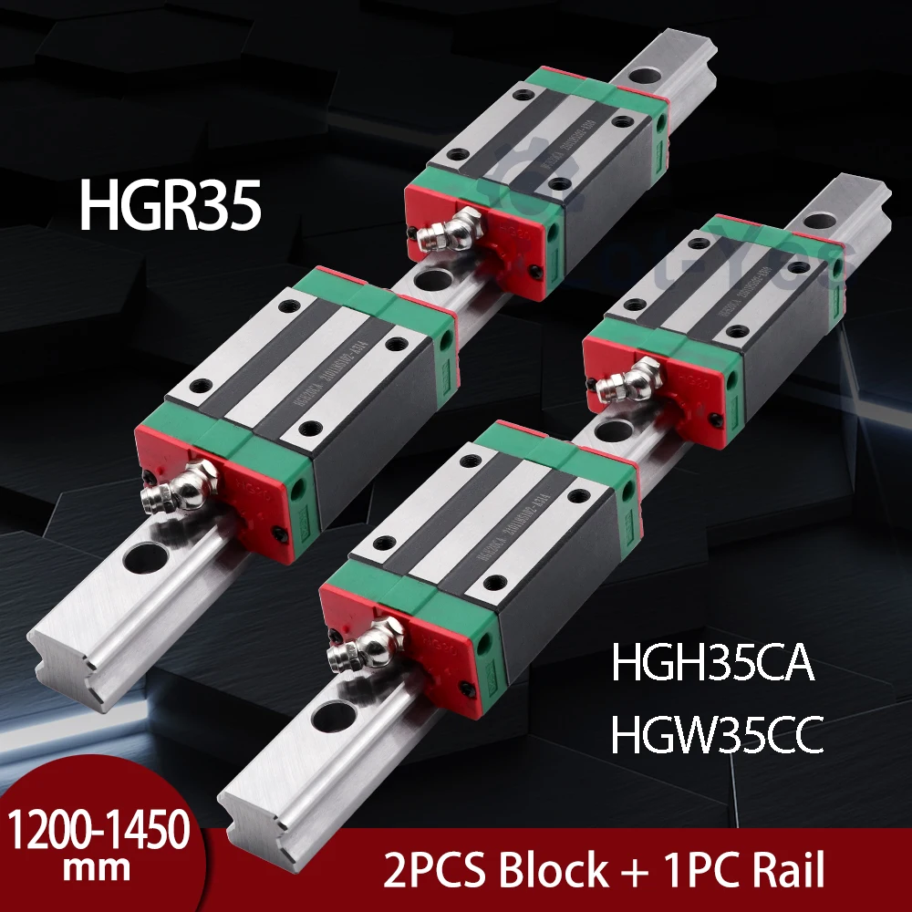

Бесплатная доставка HGR35 ЧПУ квадратная линейная направляющая рельса 1200 1400 1450 мм HGH35CA HGW35CC направляющие рельса для блока каретки HGR 35 Комплект...