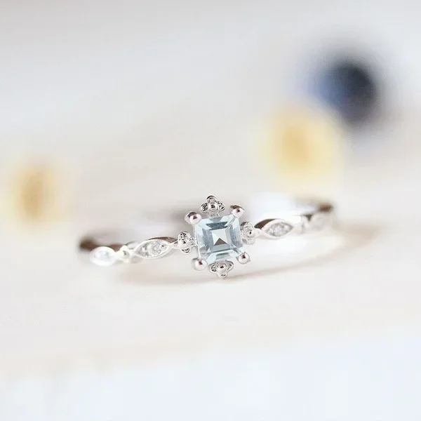 Фото DIWENFU 925, серебряное кольцо с натуральным синим топазом для женщин, Anillos, свадебный драгоценный камень, синий Bizuteria Bague, настоящий сапфир, коробка для колец для ювелирных изделий №4