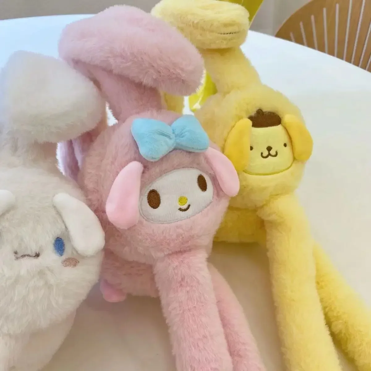 Sanrio Cinnamoroll наушники кавайные уши движущиеся детские теплые с героями