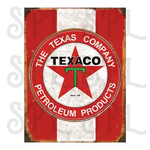Texaco Ретро-стиль металлическая жестяная вывеска/навеска HOME Decor