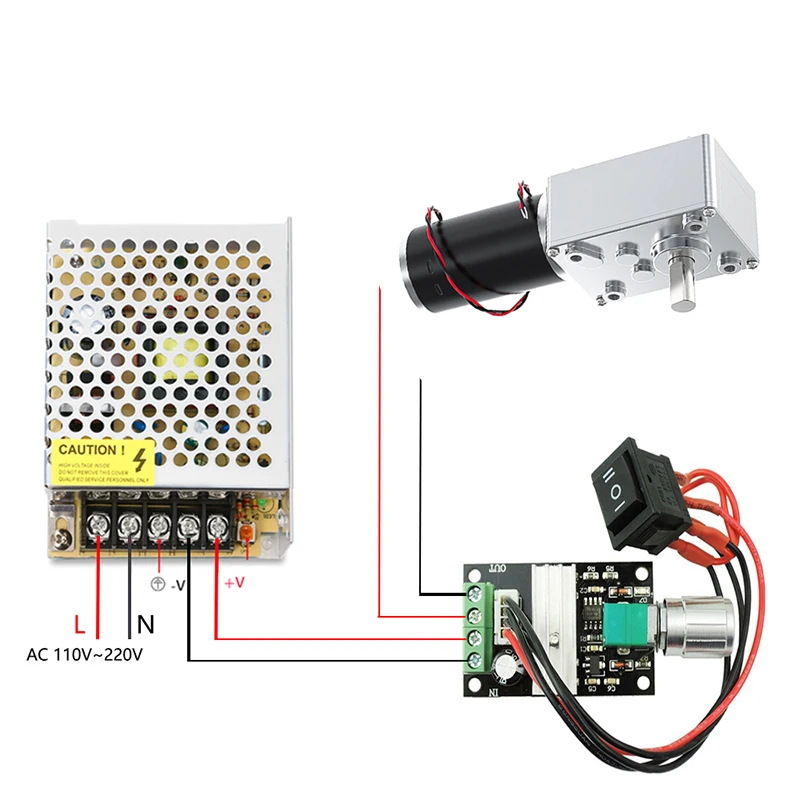 5840-31ZY DC 12 В 24 В мотор-редуктор с большим крутящим моментом высокая мощность 2-70 кг 7 об/мин-470 об/мин червячный мотор-редуктор реверсивный двигатель