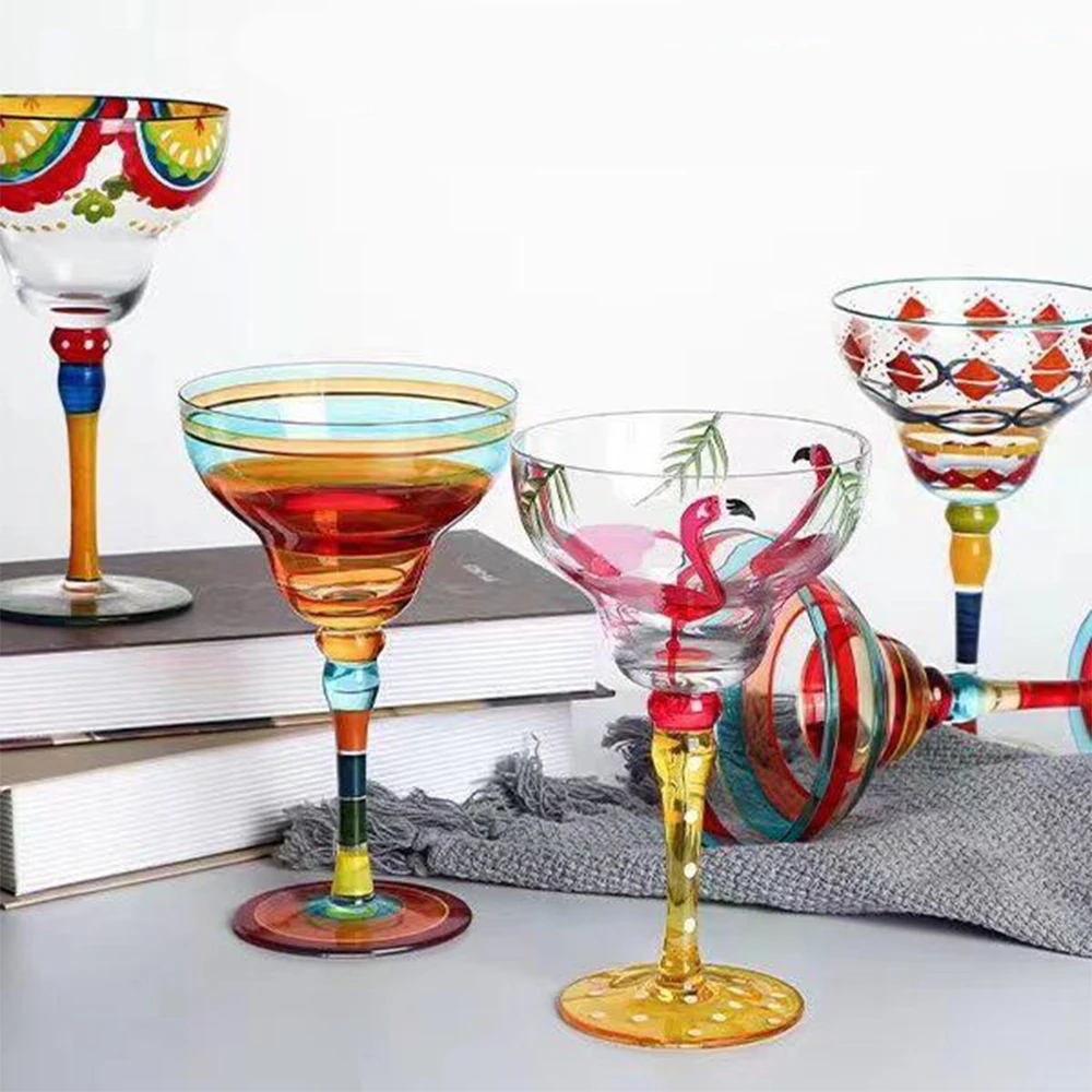 Раскрашенный хрустальный бокал YECSCO 270 мл