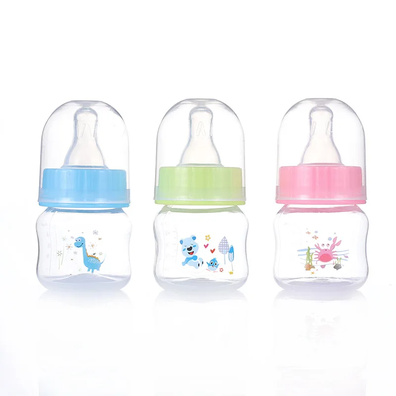 

50ML Baby bottle Feeding bottle Baby Mini Portable Feeding Safe Newborn Kids Nursing Care Feeder Fruit Juice Milk Bottles