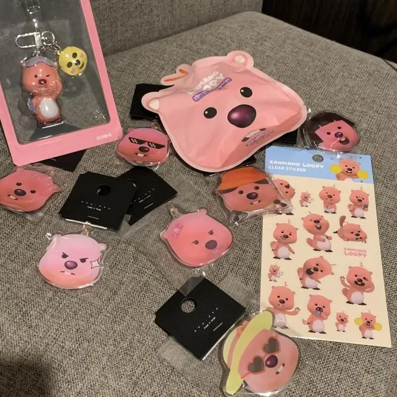 

New Ins Loopy Cartoon Airbag Mobile Phone Holder Cute Telescopic Korean Decorate Support Portability A Birthday Gift for Girls