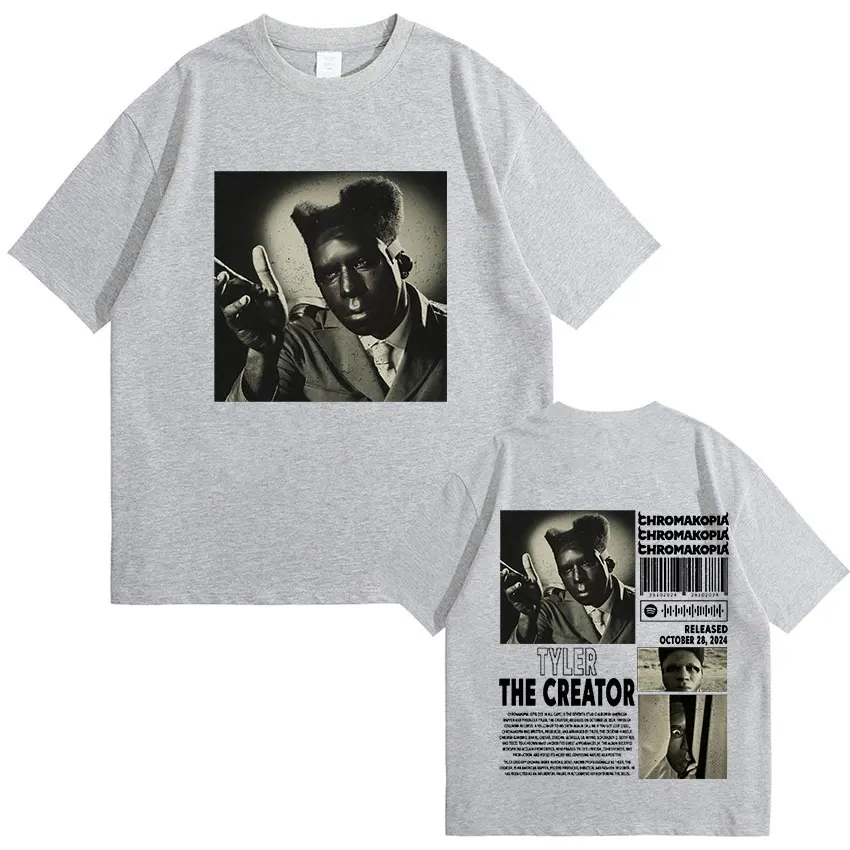 Tyler The Creator Chromakopia Tour 2024 футболки с графическим рисунком мужская футболка в стиле