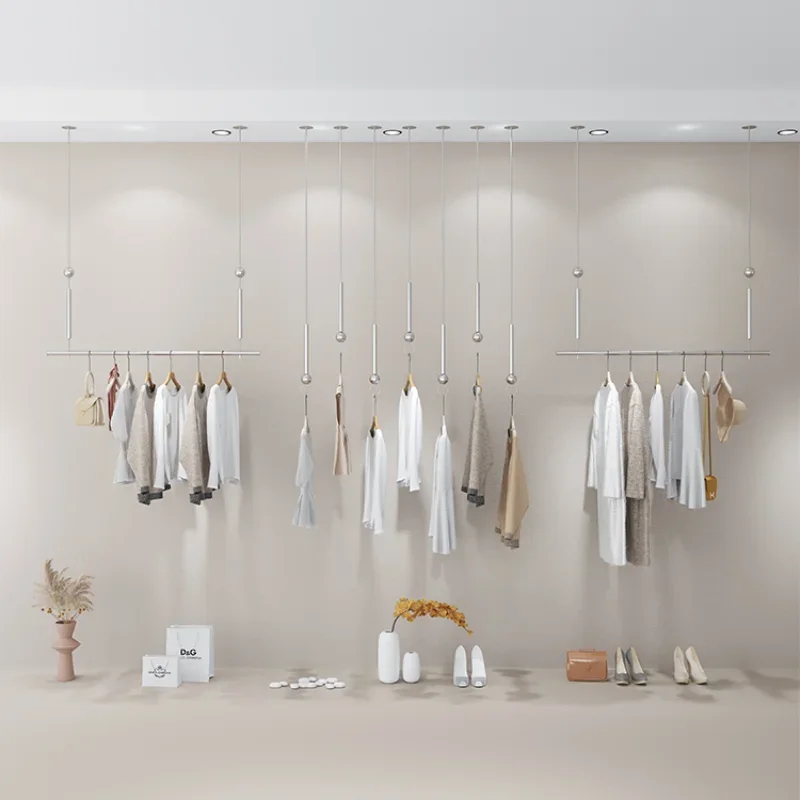 Стеллаж для прихожей скандинавская промышленная одежда вход современный