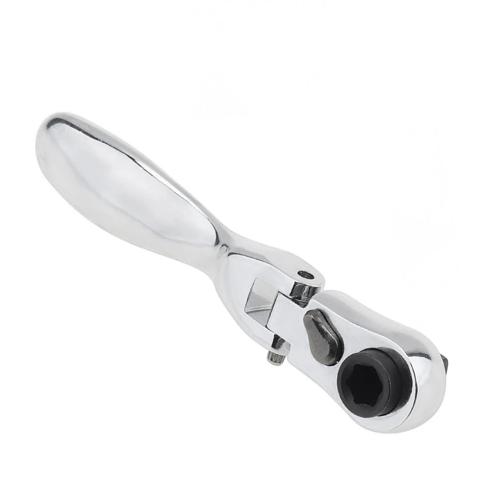

Brand New Ratchet Wrench Screwdriver 6.35mm Batch Head Chrome-vanadium Steel For Repairing Metric Single Wrench