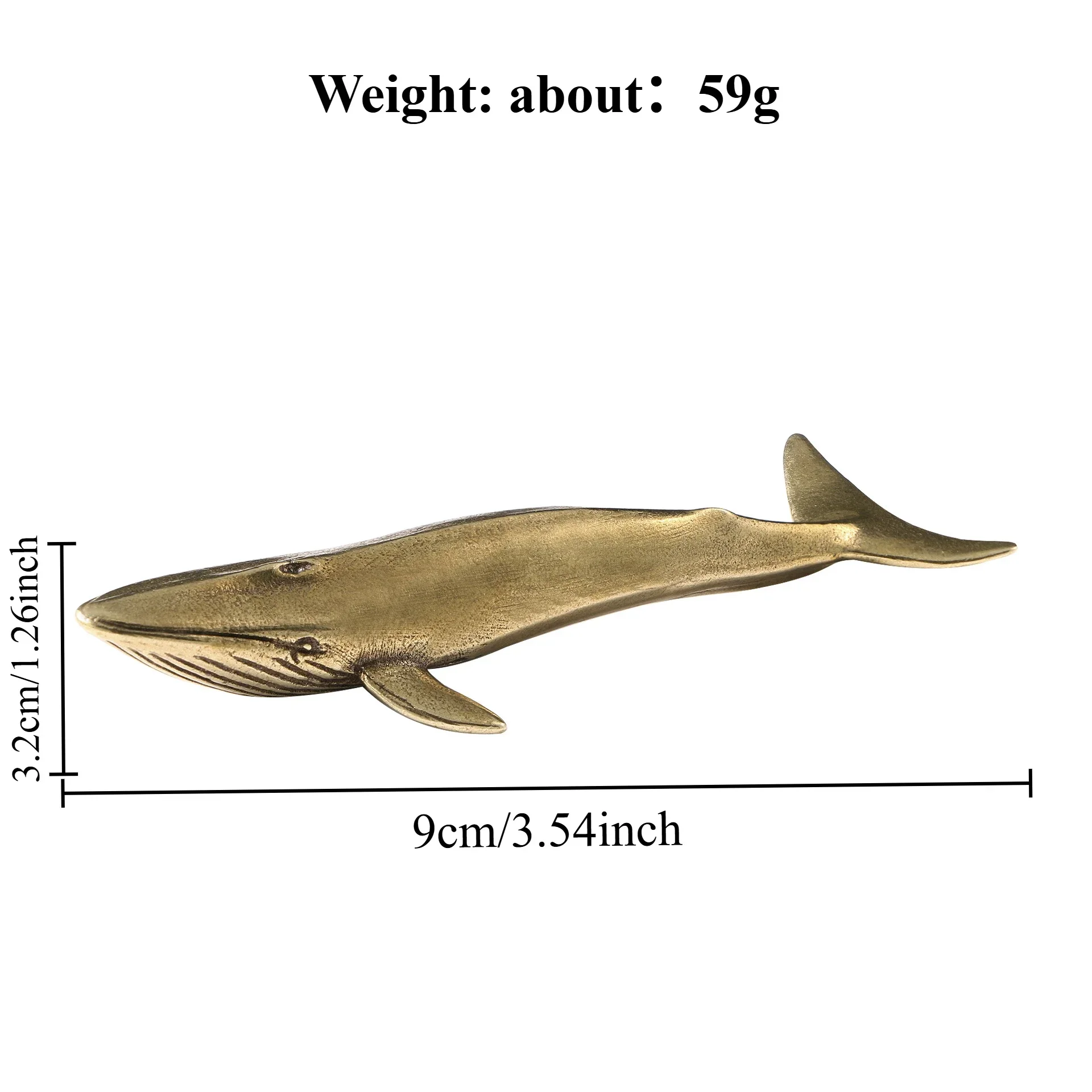 

Медные фигурки китов