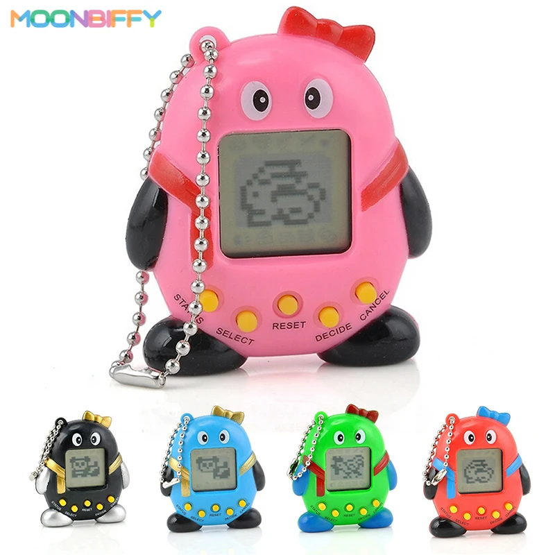 

Electronic Pets game console 90S Nostalgic 168 Pet In 1 Virtual Cyber Digital Pet Toy Pixel Funny Play random color