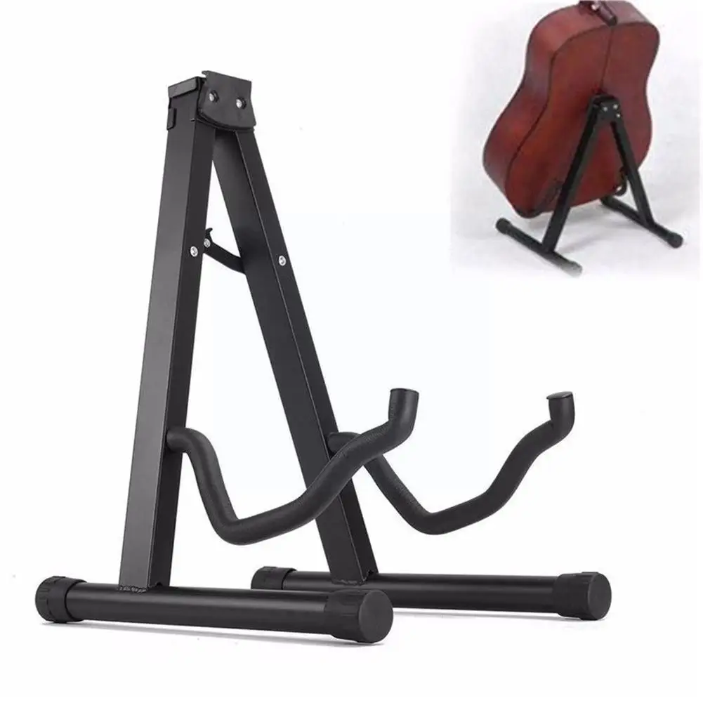 

Portable Folding Tripod Guitar Stand String Instruments Holder for Acoustic Electronic Guitar Bass Ukulele Violin Cello F0G0