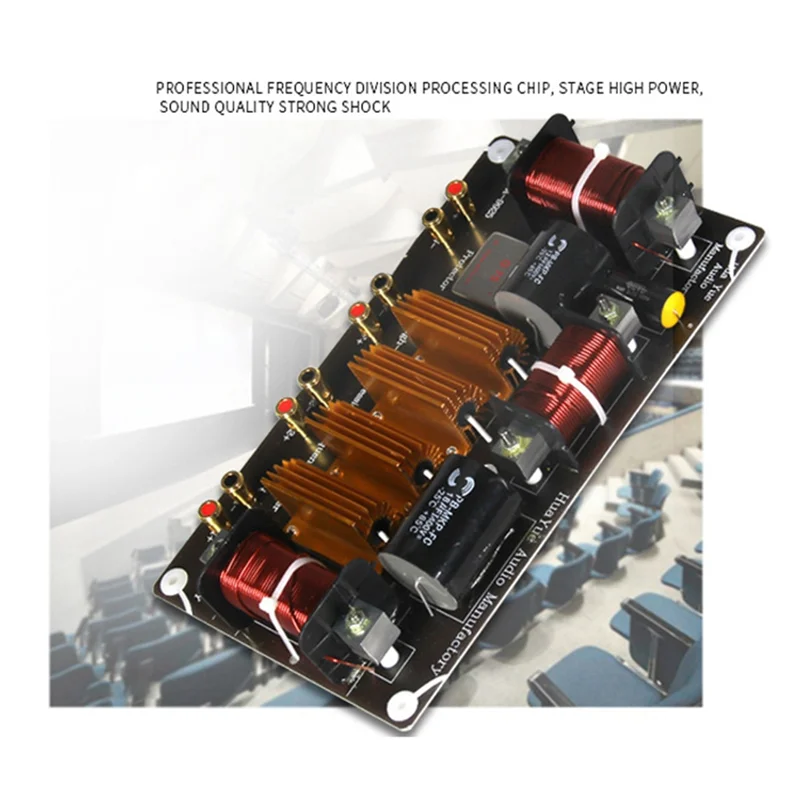 Кроссовер динамика высокой мощности 1500 Вт 3-полосный делитель частоты High-Low 8 Ом