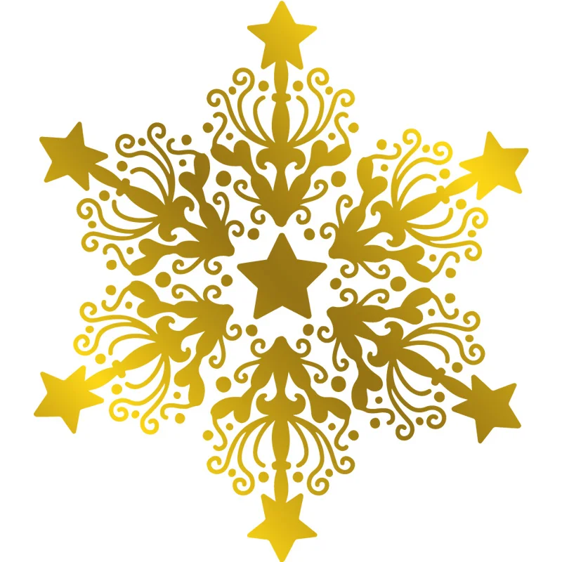 

Snow Pattern Hot Foil Plate DIY Card Album Photo Making Handicrafts Stencil For Decoration Scrapbooking New 2022