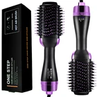 Одношаговый фен для волос и объемная щетка для салона, Горячая Женская щетка для укладки, генератор отрицательных ионов, выпрямитель для волос, плойка