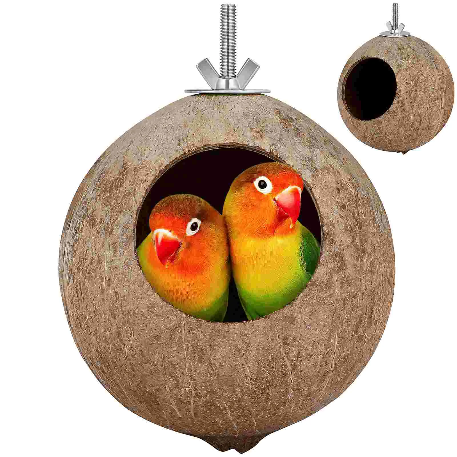 Parakeet Nesting Box Parakeet Toys Toys Birds Bird Cages Parakeets Cockatiel Toys Parrot Toys