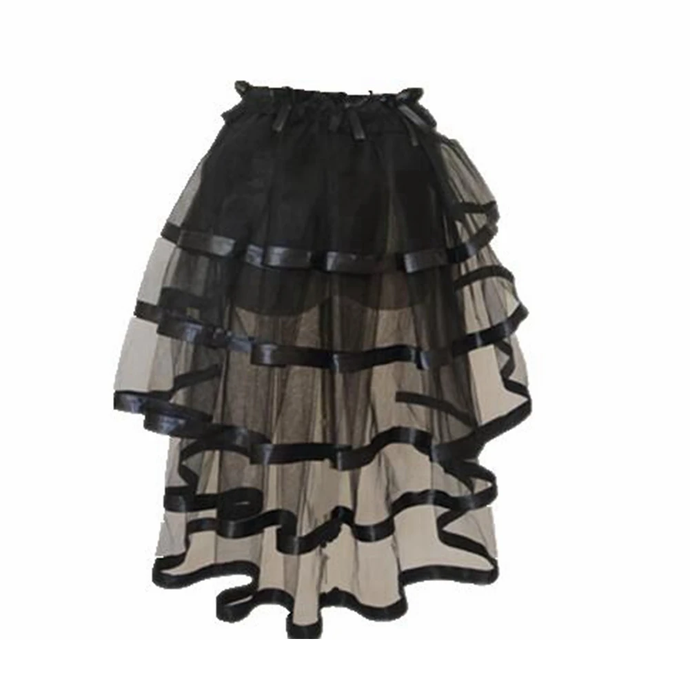 Викторианская юбка в стиле стимпанк с завязкой волшебный пышный костюм-пачка на