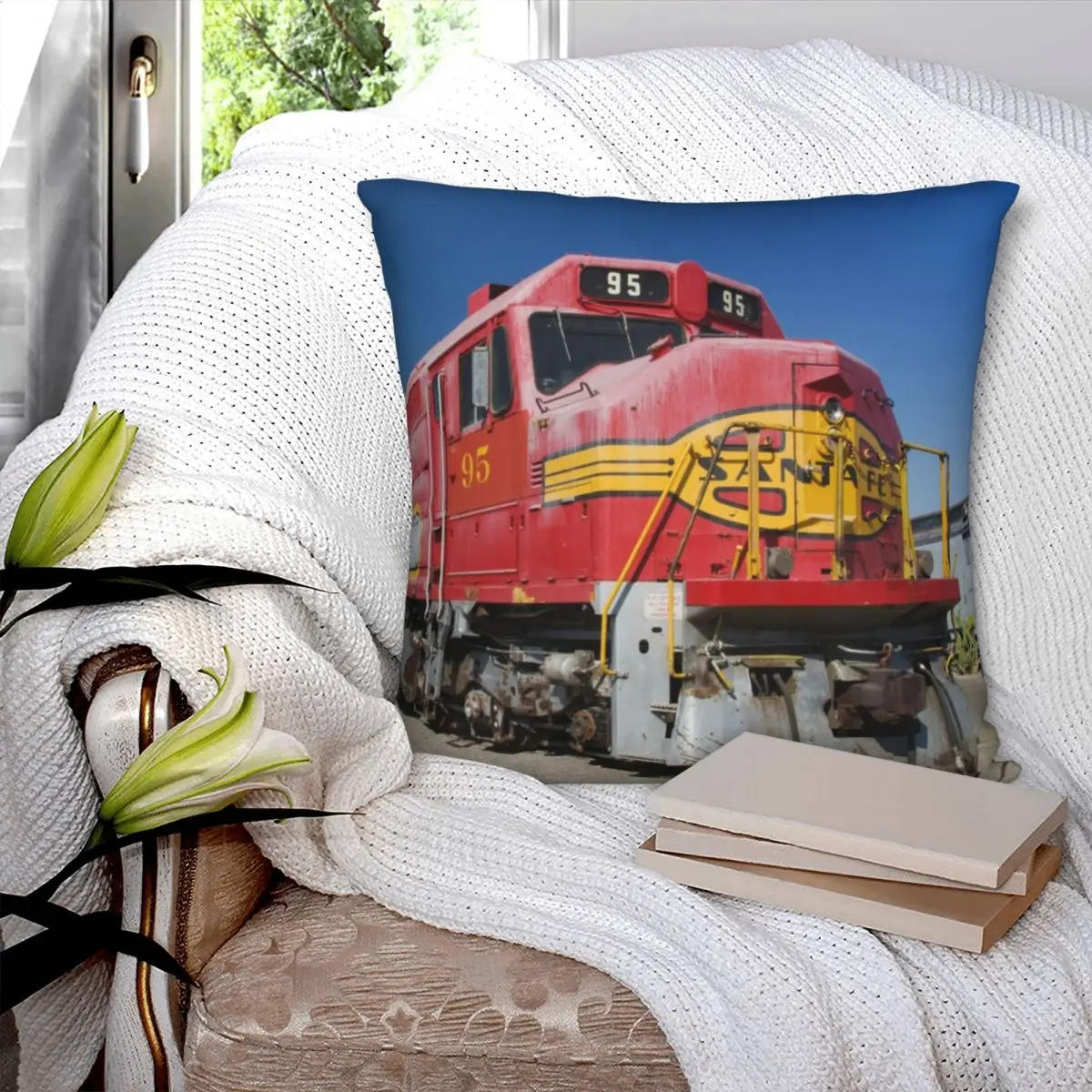 Чехол для подушки Santa Fe из полиэстера и льна |