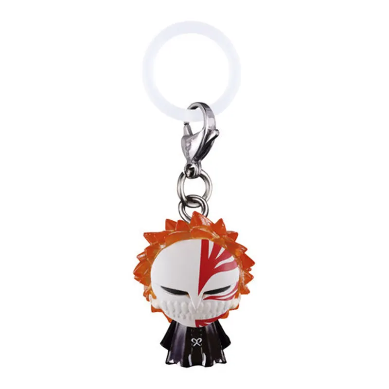 Фото Брелок-подвеска Bandai Bleach Arrancar Arc Gashapon: мини-фигурки Ичиго Куросаки, Гин Ичимару, Сосуке Айзена для сумок и украшения №4