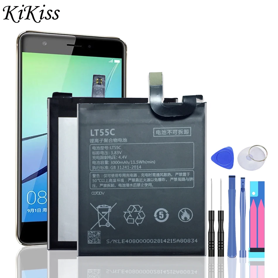 Сменный литий-полимерный аккумулятор LT55C для LeEco Letv Le Phone 1S X500 One S LT55C 3000 мАч
