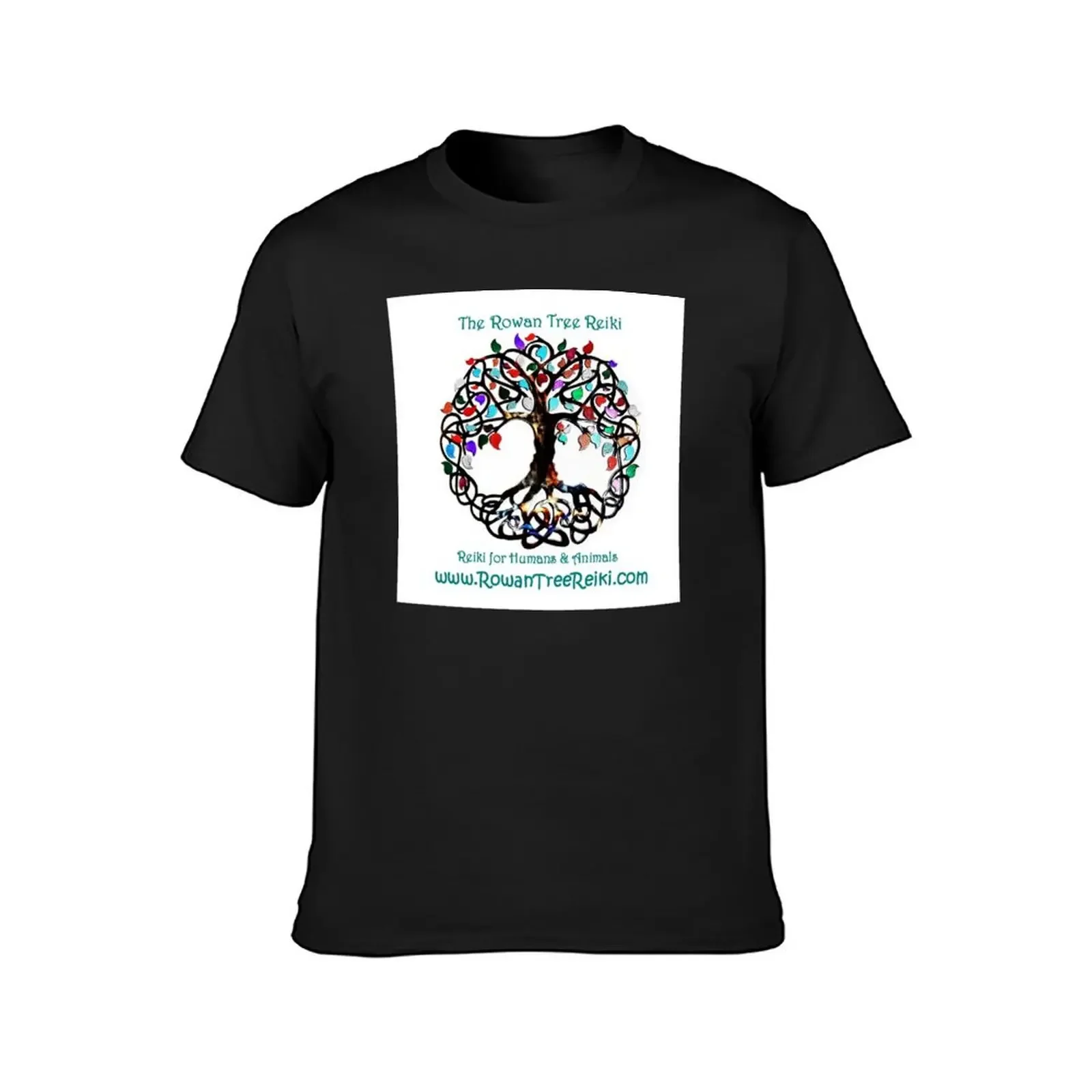 Футболка Rowan Tree Reiki эстетическая одежда тренировочные рубашки для мужчин