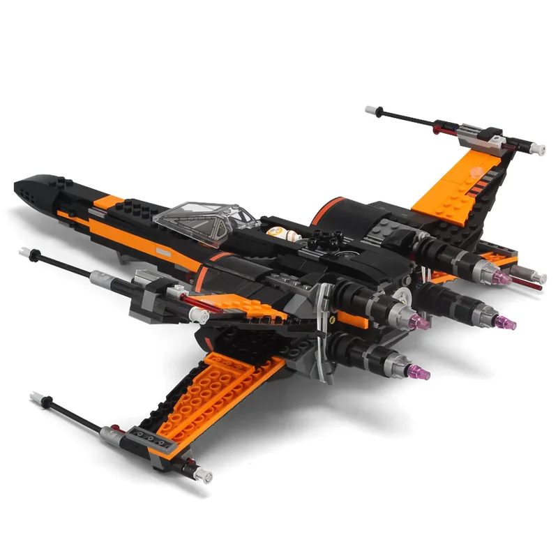 

Hot Star Fighter with Figures Attackt Aircraf War Ship Starfighter Building Blocks Bricks Kid Toy Birthday Christmas Gifts 75179