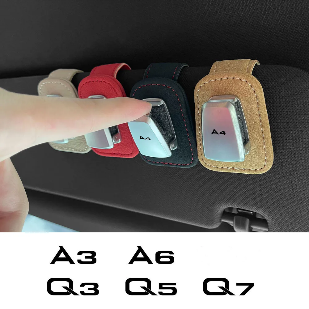 Автомобильный держатель для очков Audi A4 B8 B7 A3 8P 8V A6 C7 C6 Q5 8R Q7 4L Q2 Q3 8U F3 Q8 TT 8J TTS