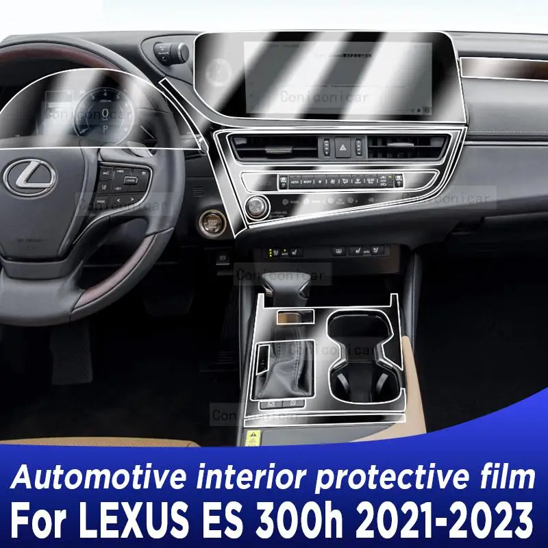 

For LEXUS ES 300h 2021 2022 2023 Gearbox Panel Dashboard Navigation Automotive Interior Protective Film TPU Anti-Scratch