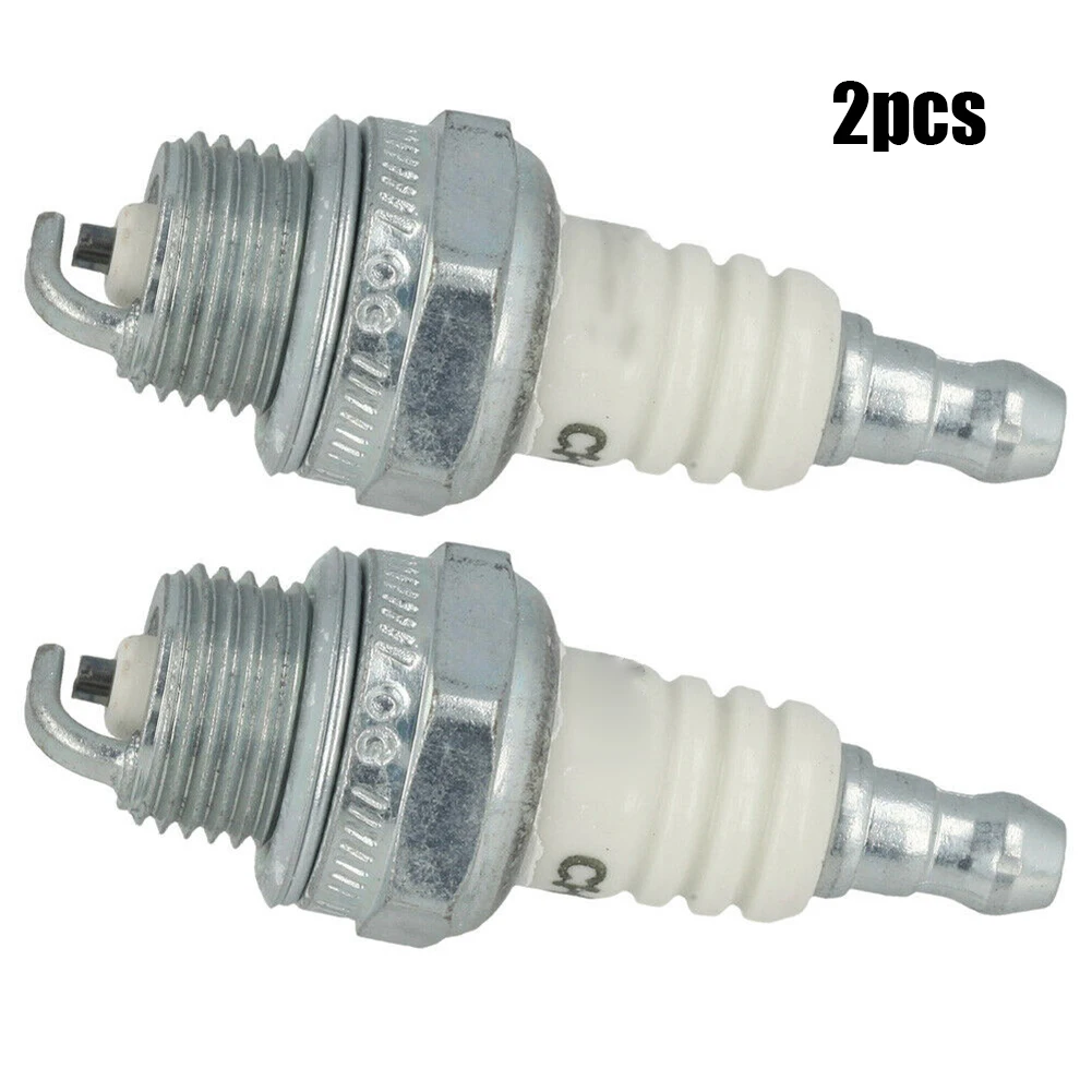 

2pcs Lawn Mower Spark Plugs For Champion RCJ7Y Spark Plug Multipacks High Quality Garden Power Equipment Accessories