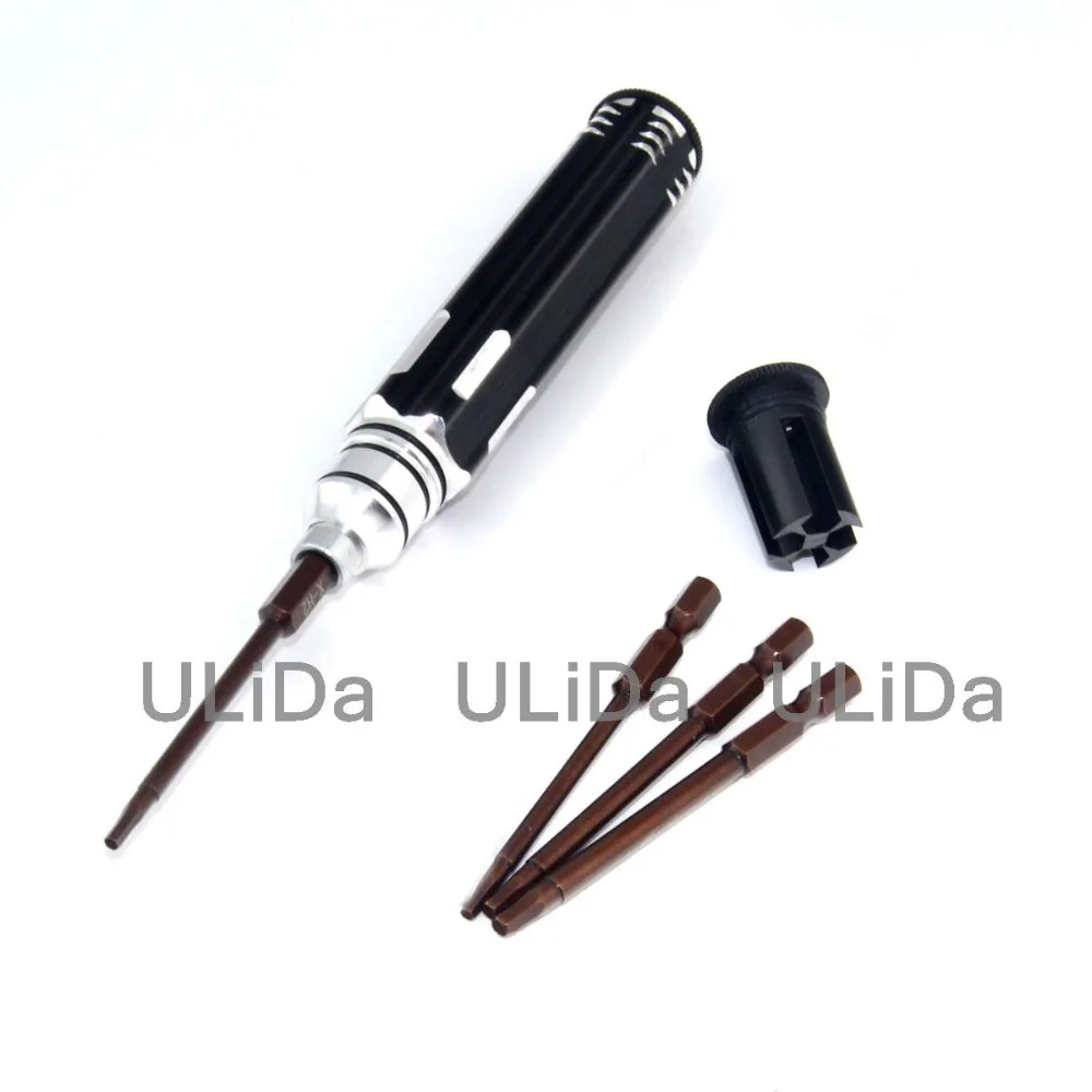 

4 in 1 Hex Screw Driver Tools Set Kit 1.5 / 2 / 2.5 / 3mm for RC Helicopter Car Drone UAV Boat Remote Control Parts RC Tools