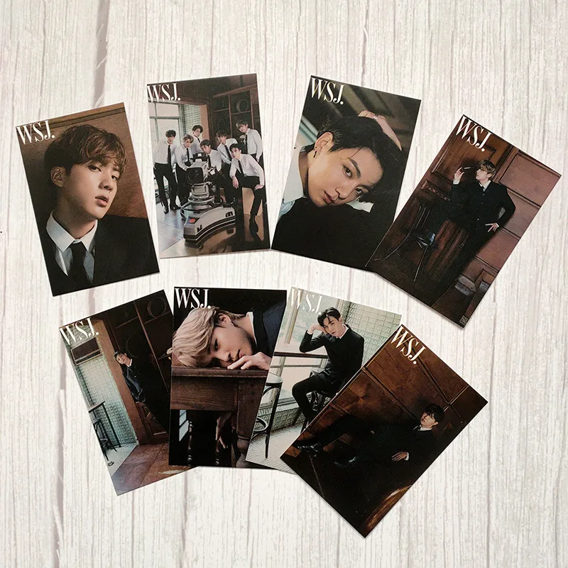 

8pcs/set Kpop Group Photocard WSJ Post Cards Photo Cards LOMO Card for Fans